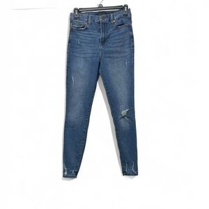 Kendall & Kylie Blue Distressed Skinny Jeans